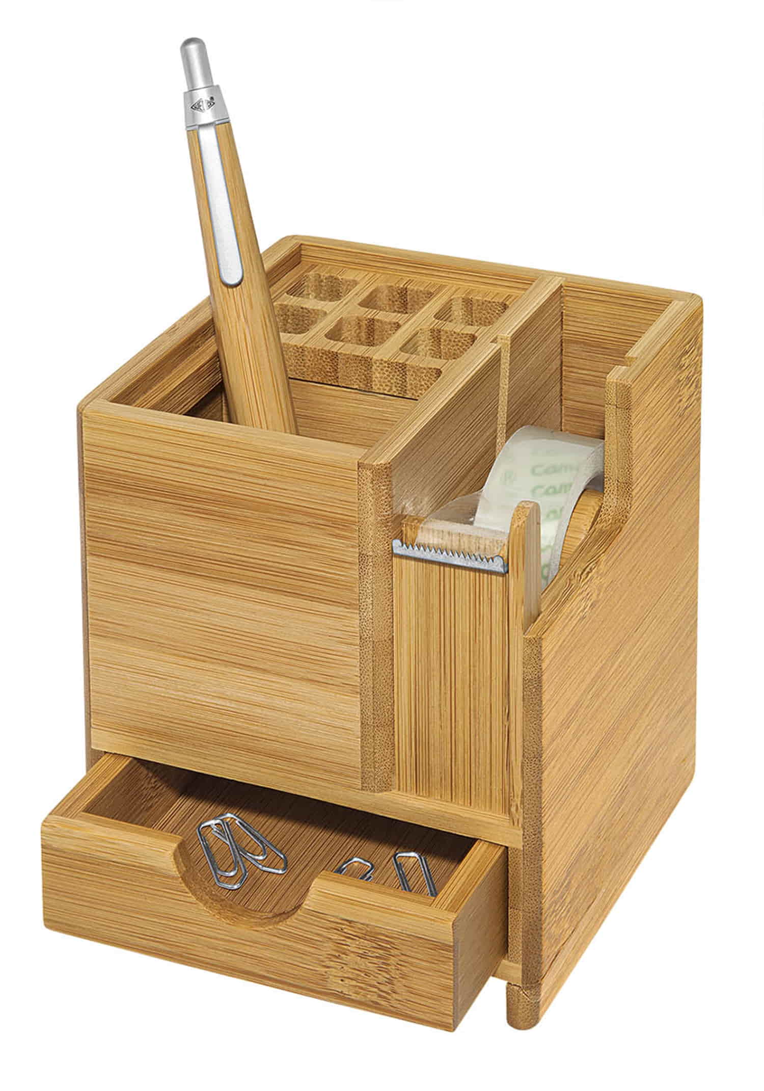 WEDO Tischorganizer Bambus inkl. Abroller