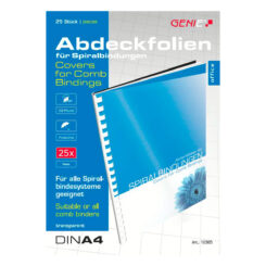 GENIE Transparente Deckblätter A4 25 Stk