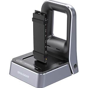 GRAUGEAR Docking Station 4.0 für M.2 PCIe Gen4x4 NVMe SSD
