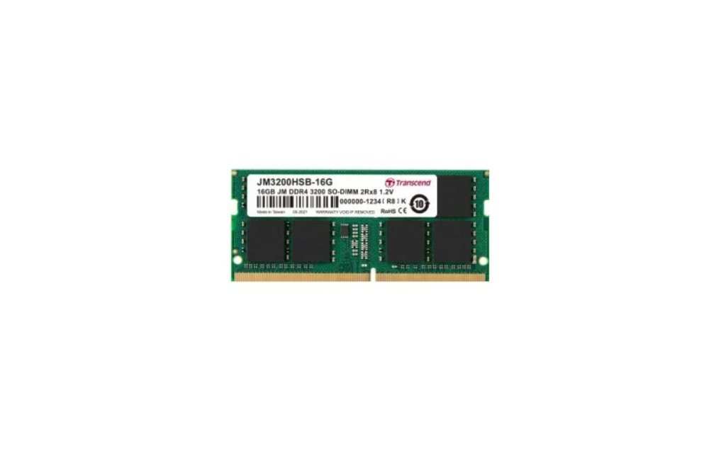 16GB JM DDR5 4800 SO-DIMM 1Rx8 2Gx8 CL40 1.1V
