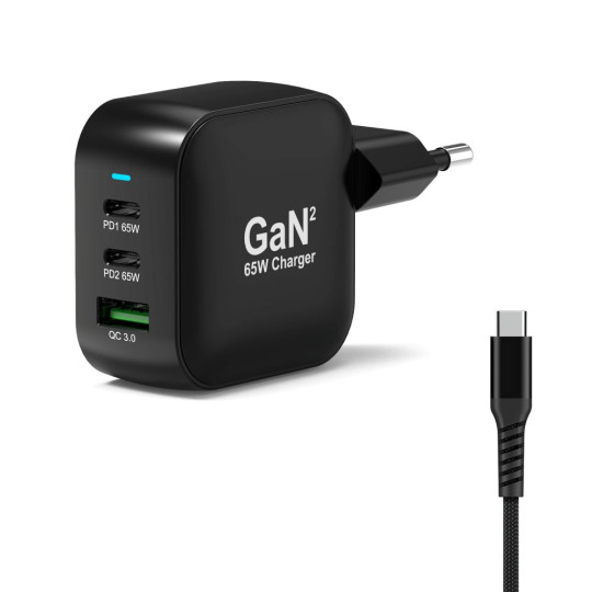 Port WALL GaN2 CHARGER USB-C & USB-A 65W