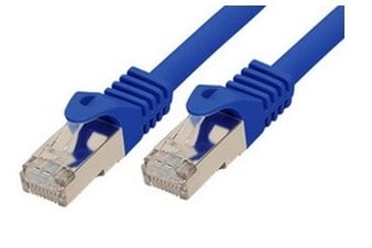 Shiverpeaks RJ45 Patchkabel S/FTP, Cat7 LSZH 0,25m blau