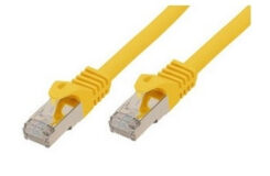 Shiverpeaks RJ45 Patchkabel S/FTP, Cat7 LSZH 0,25m gelb