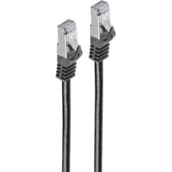 Shiverpeaks RJ45 Patchkabel S/FTP, Cat7 LSZH 0,25m schwarz