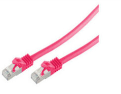 Shiverpeaks RJ45 Patchkabel S/FTP, Cat7 LSZH 0,25m magenta