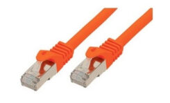 Shiverpeaks RJ45 Patchkabel S/FTP, Cat7 LSZH 0,5m orange