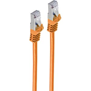 Shiverpeaks RJ45 Patchkabel S/FTP, Cat7 LSZH 2,0m orange