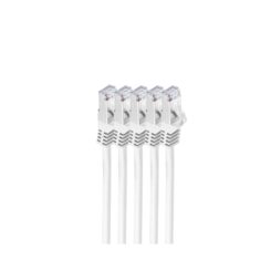 Shiverpeaks RJ45 Patchkabel S/FTP, Cat7 VE5, 0,25m weiß