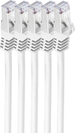 Shiverpeaks RJ45 Patchkabel S/FTP, Cat7 VE5, 1m weiß