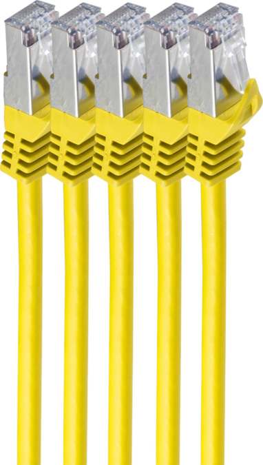 Shiverpeaks RJ45 Patchkabel S/FTP, Cat7 VE5, 2m gelb