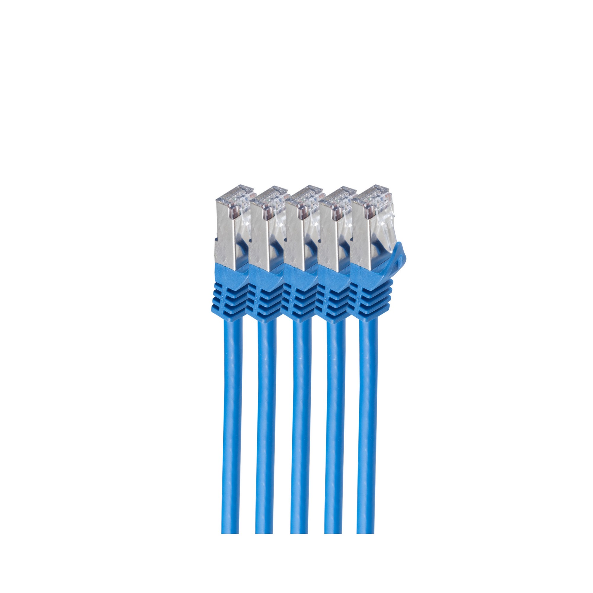 Shiverpeaks RJ45 Patchkabel S/FTP, Cat7 VE5, 5m blau
