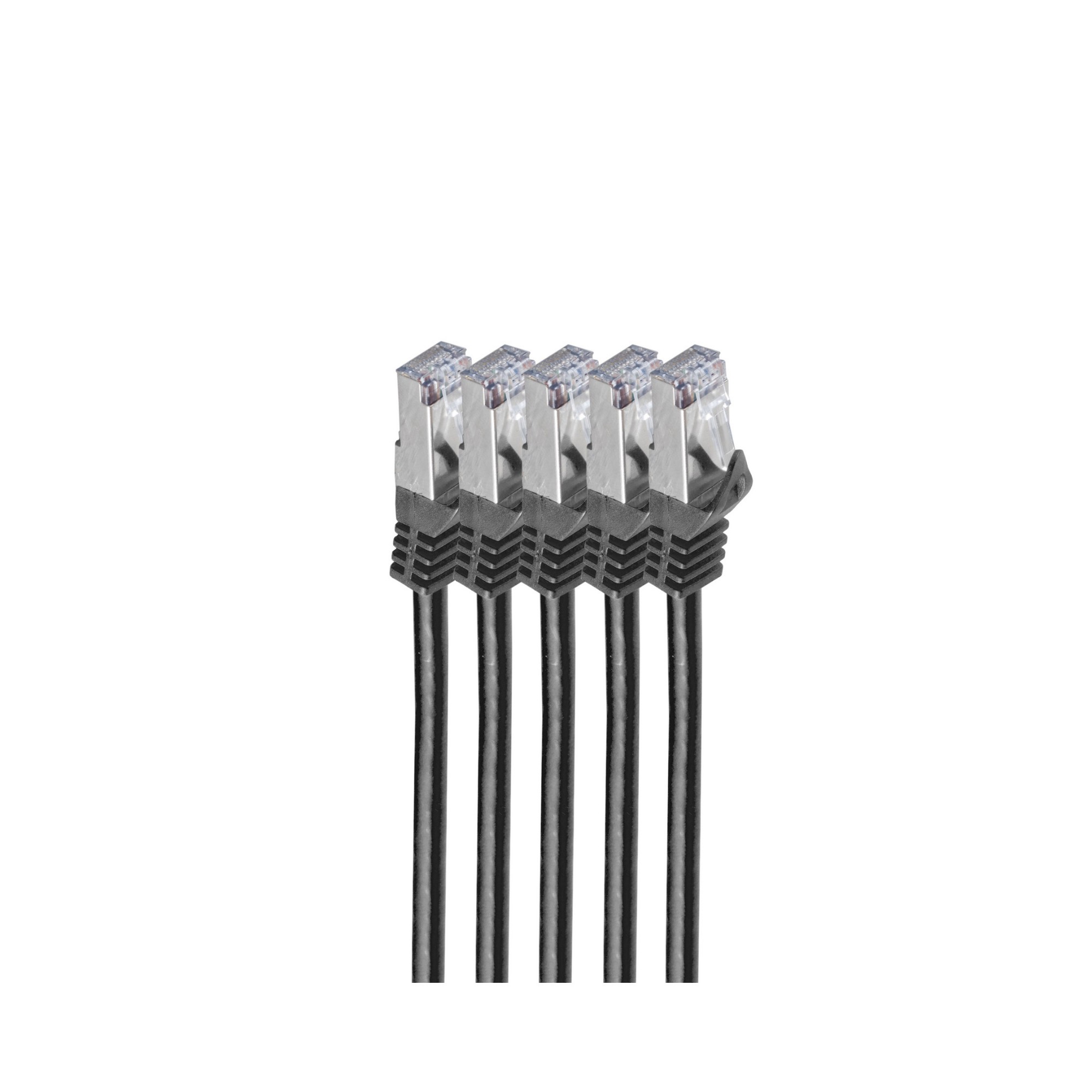 Shiverpeaks RJ45 Patchkabel S/FTP, Cat7 VE5, 5m schwarz