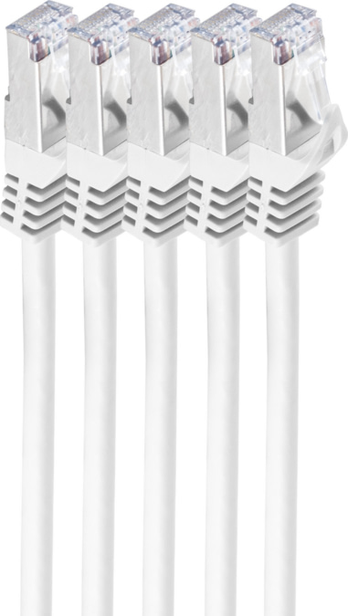 Shiverpeaks RJ45 Patchkabel S/FTP, Cat7 VE5, 5m weiß