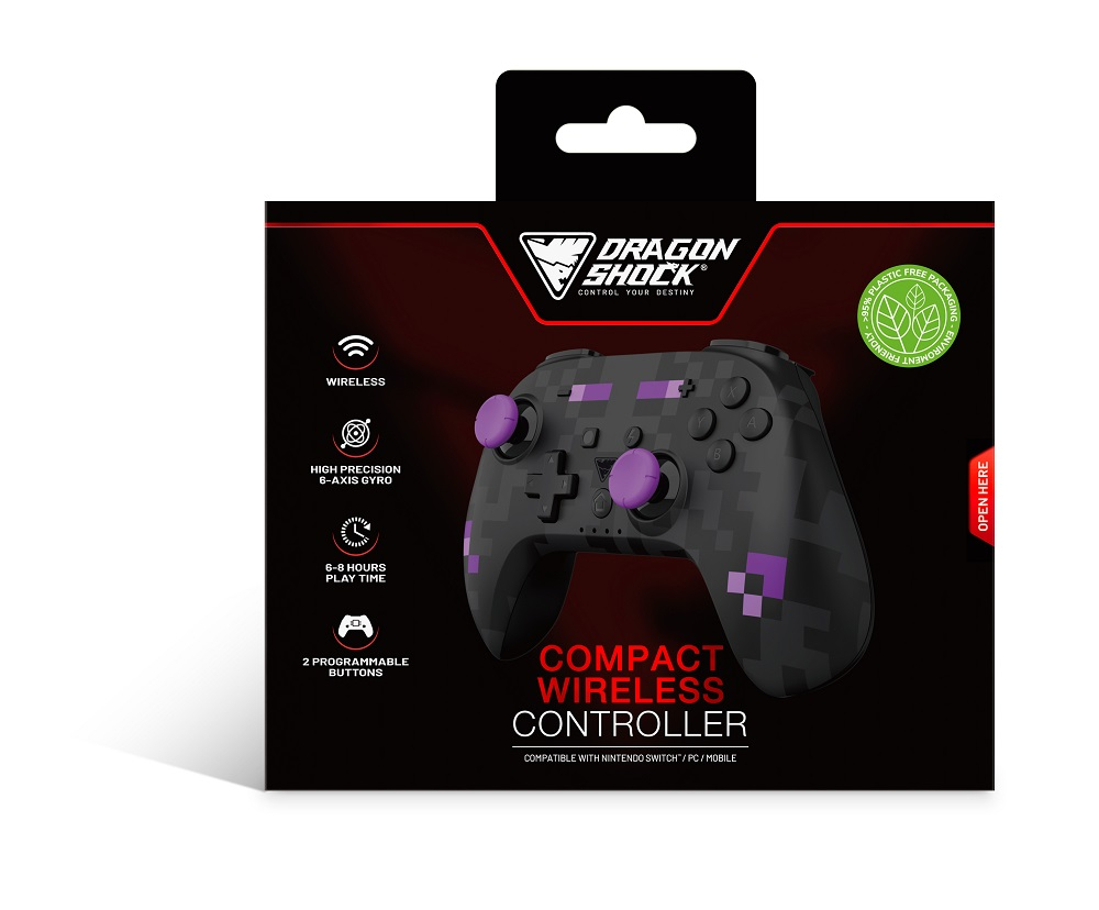 Dragonshock Controller Poptop Wireless Cubes Switch black