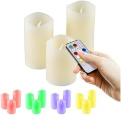 Olympia IOIO LED-Wachskerzen Set LED 48 3er Set