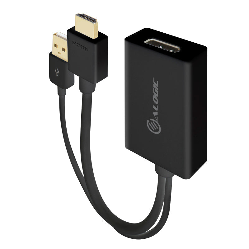 Alogic Adapter Converter HDMI -> DisplayPort M/F zwart
