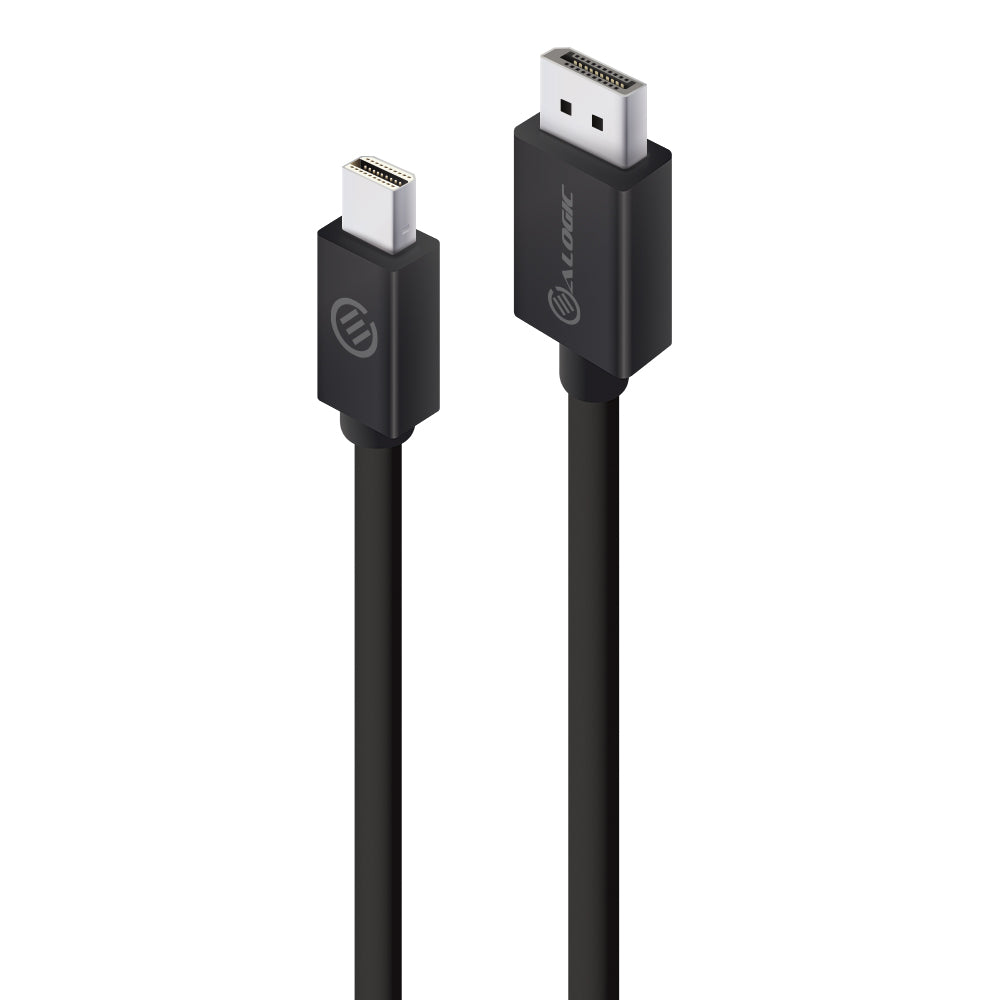 Alogic Mini DisplayPort -> DisplayPort Kabel M/M 1m zwart