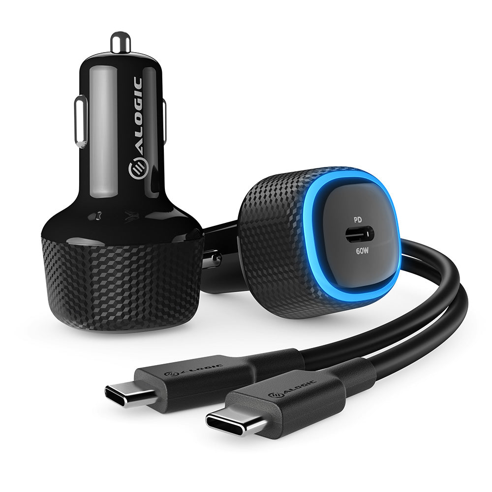 Alogic oplader USB-C 60W zwart