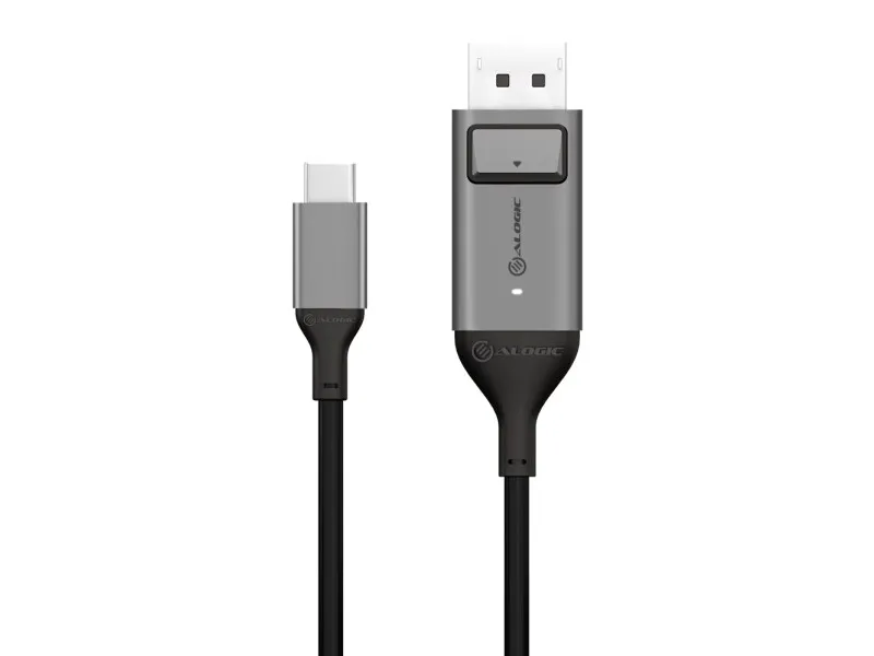 Alogic USB C Adapterkabel Type C -DPort M/M 4k 60 Hz 2m, gr