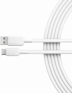 Alogic USB 2.0 aansluitkabel Type C -A M/M 1m, wei