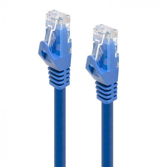 Alogic Patchkabel Cat6 2x RJ45 LSZH 0.3m blauw