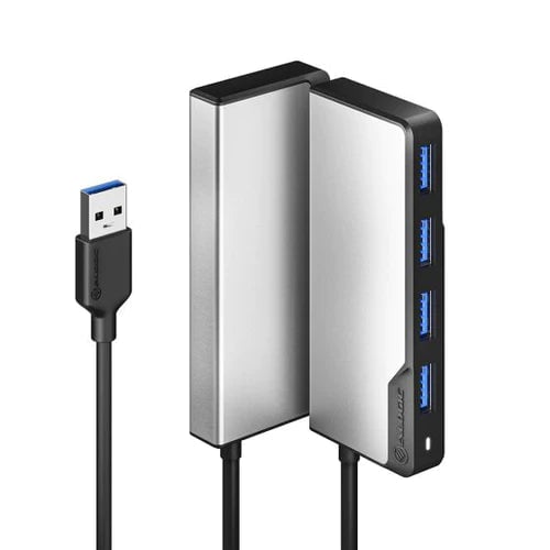 Alogic USB-A HUB 4 in 1 space grijs
