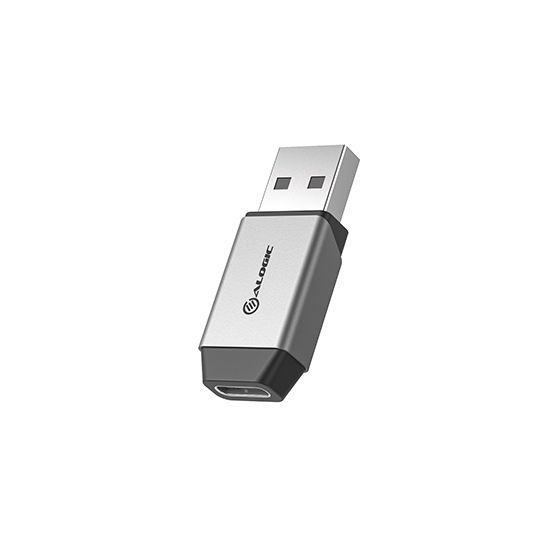 Alogic Adapter USB-A -> USB-C ultra Mini space grijs