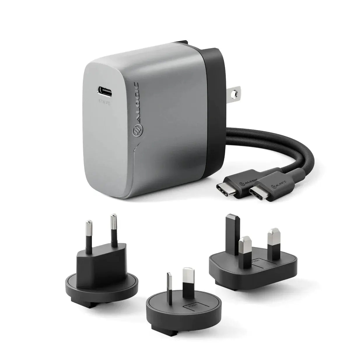 Alogic Ladeadapter 1x67 Rapid Power 67W Multi Country Travel