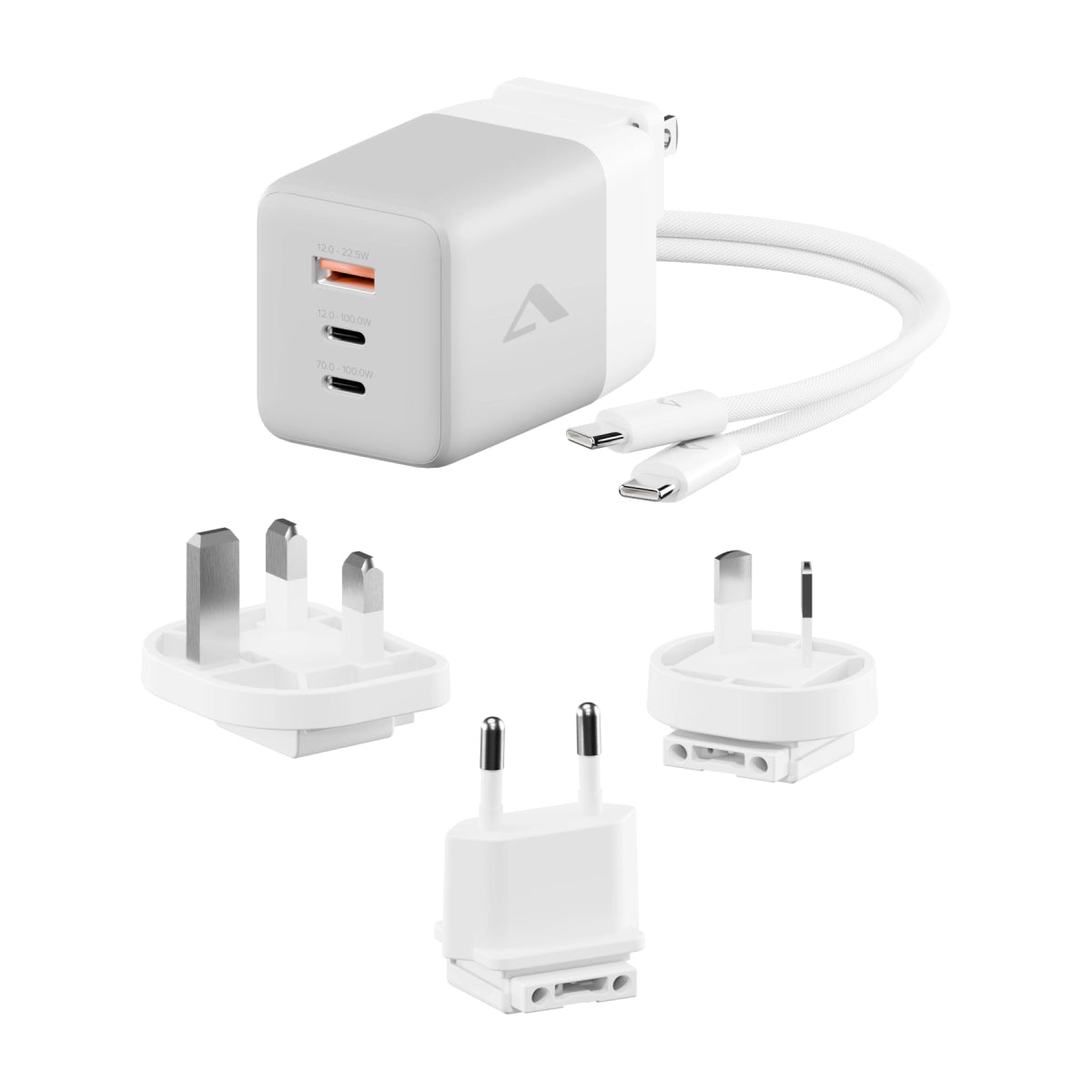 Alogic Ladeadapter 3x100 Rapid Power 100W Multi Country Tr
