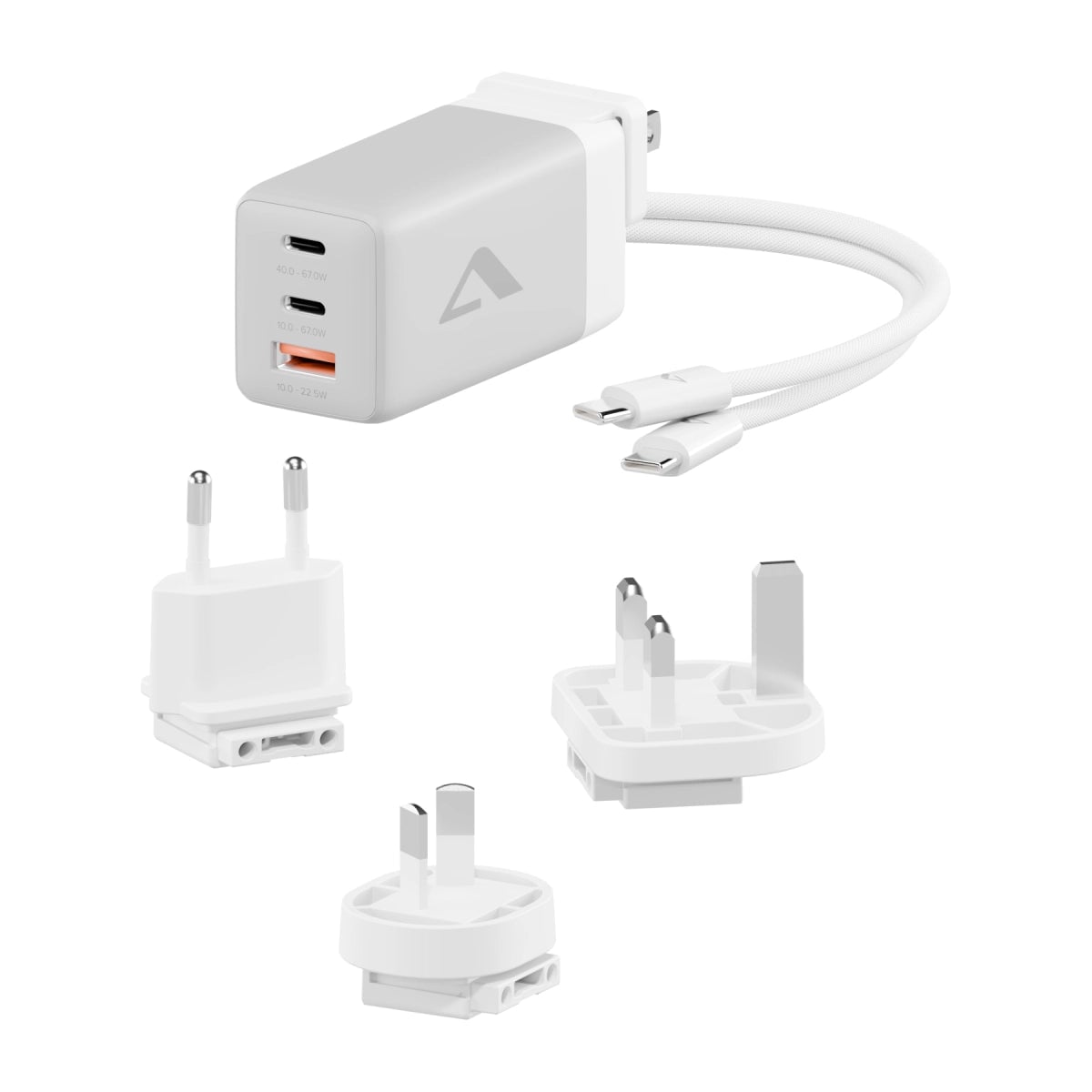 Alogic Ladeadapter 3x67 Rapid Power 67W Multi Country Tr