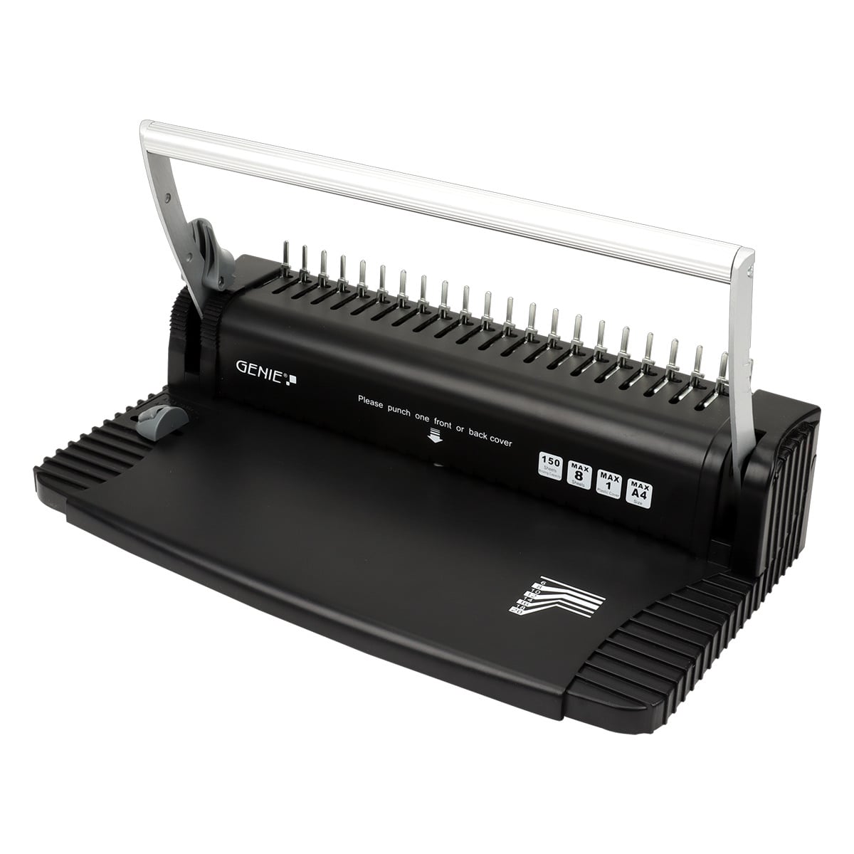 GENIE Spiralbindegerät CB-820 inkl. Plastikbinderücken    sw