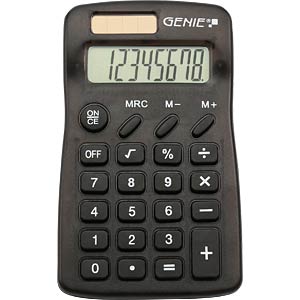 GENIE Taschenrechner 825   8-stellig                 schwarz