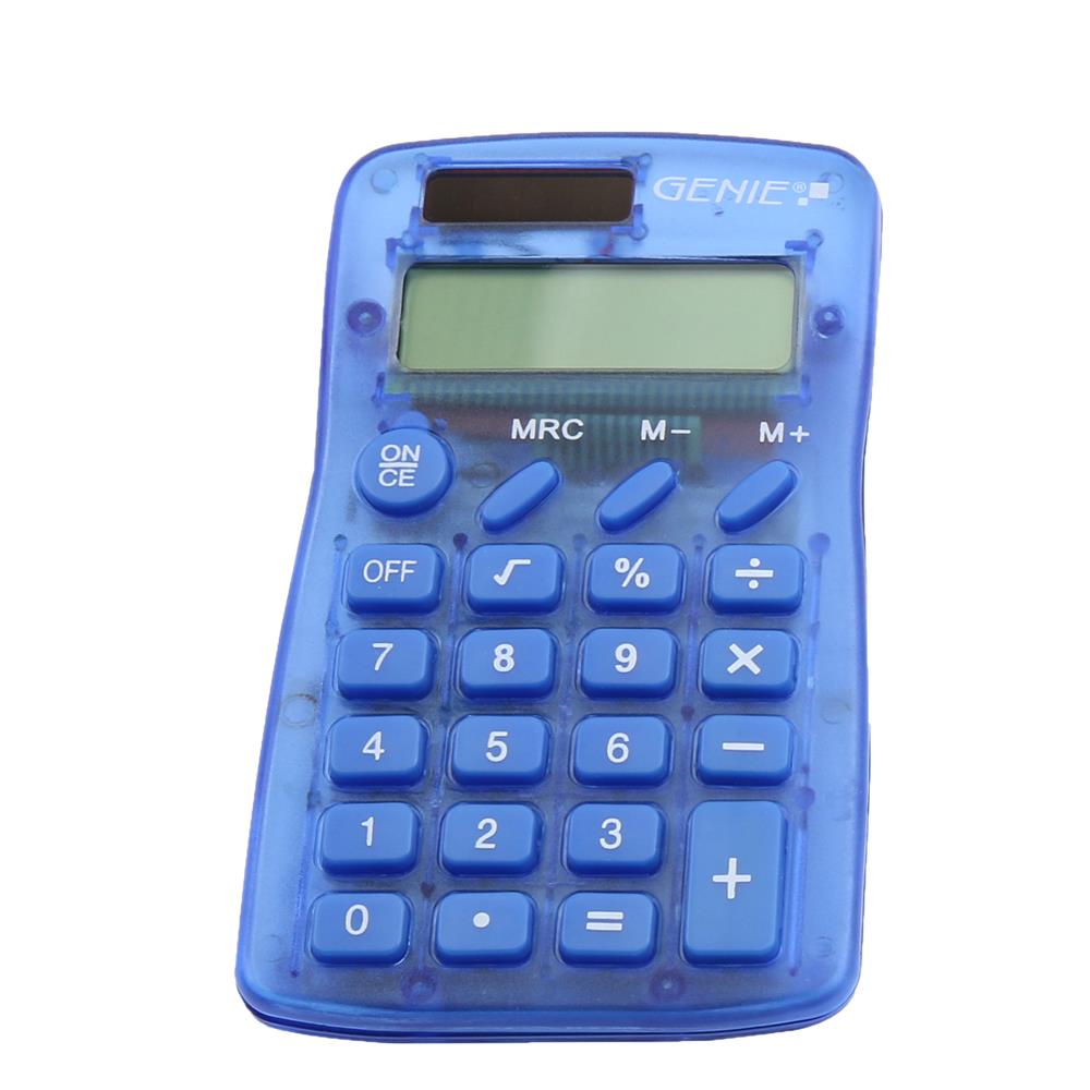 GENIE Taschenrechner 825   8-stellig                    blau