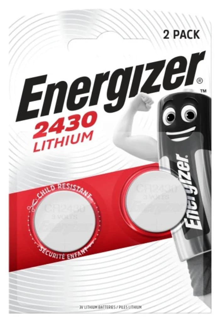 Energizer Knopfzelle CR2430 3V 290mAh Lithium      2St.