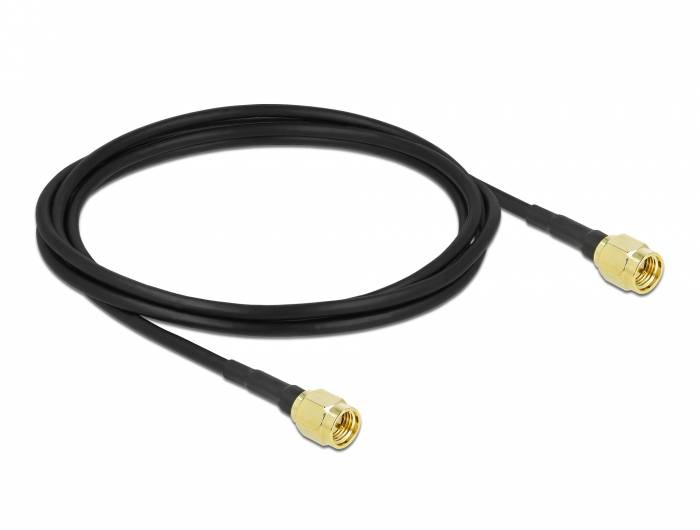 DELOCK Kabel SMA Steck. > SMA Steck. LMR/CFD100 2m low loss