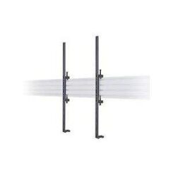 Flat Screen Wall Mount with Double Arm (VESA 200) Piano Black