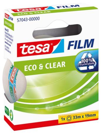 tesafilm eco&clear rol 10m 15mm Hängefaltbox