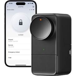 SwitchBot Smart Lock Pro elektronisches Türschloss schwarz