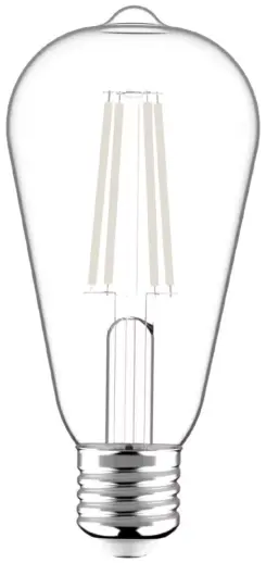 Avide LED Birne White Filament ST64 8.5W E27 WW 2700K
