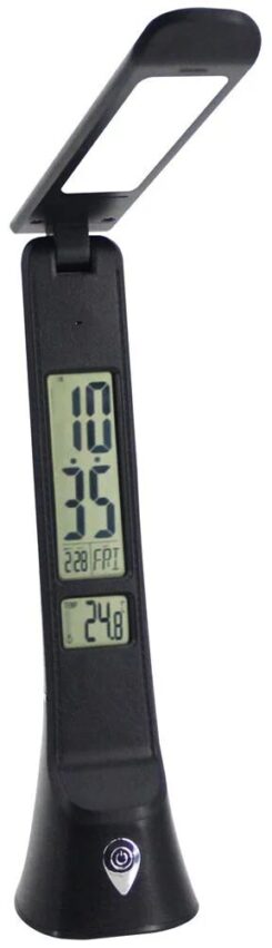 Avide LED Tischleuchte Hugo Schwarz       6W Kalendar