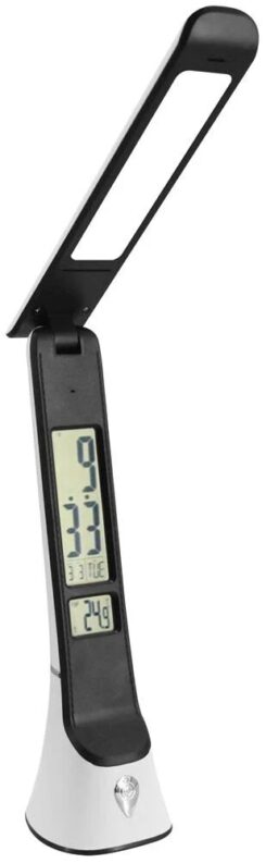 Avide LED Tischleuchte Hugo Schwarz-Weiß 6W Kalendar