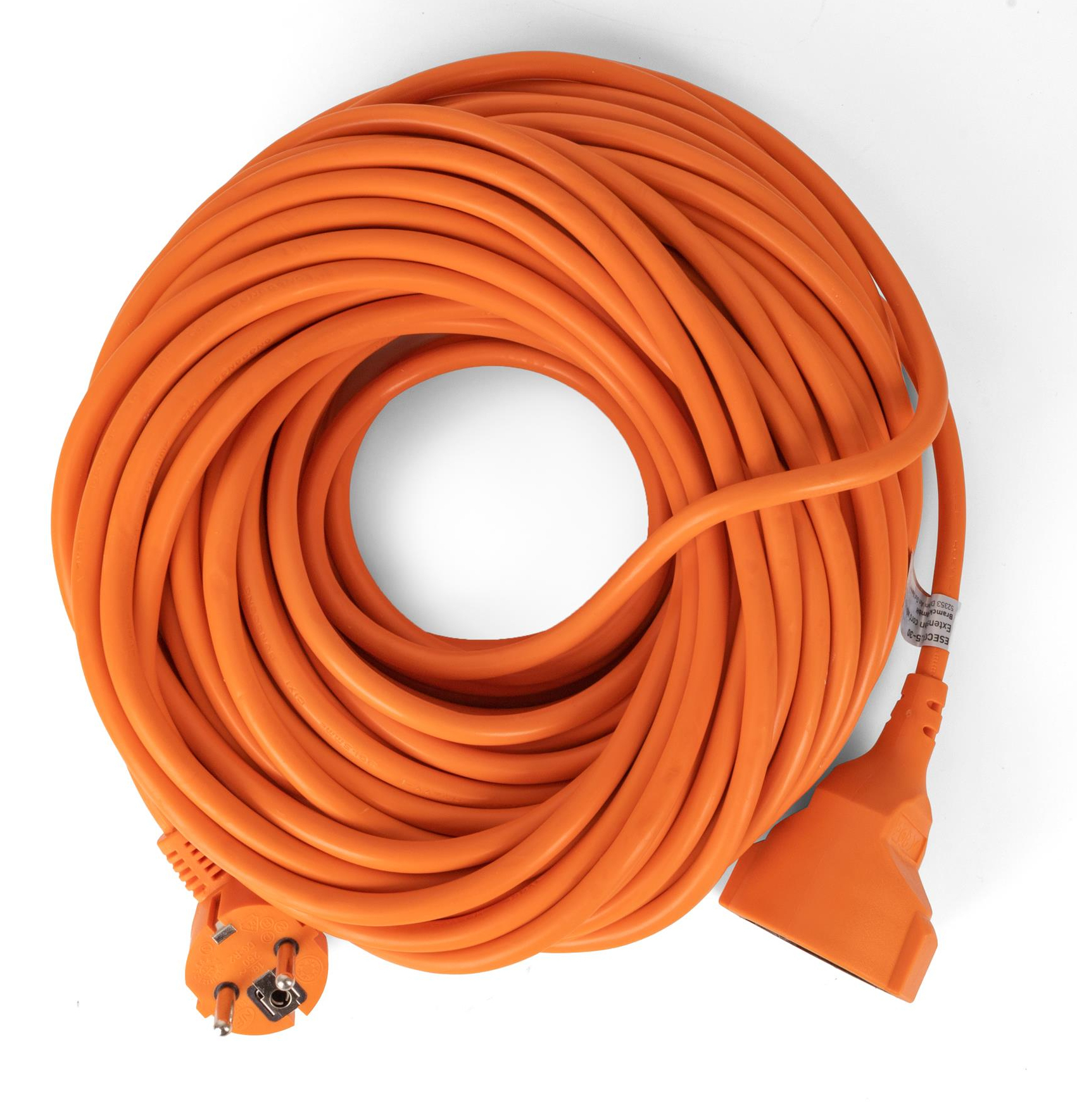 Entac Verlängerungskabel 30m orange IP20