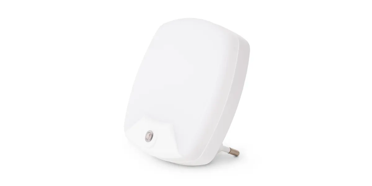 Entac Nachtlicht 0.5W quadrat. CW White Dämmerungssensor