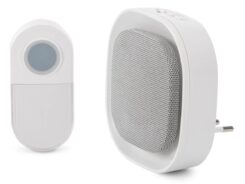 Entac Türklingel AC Plug-in Nachtlicht IP44-Sender 1xCR2032