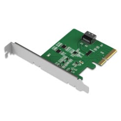 IcyDock MCIO 4i to PCle 5.0 x4 PCle Adapter with Redriver