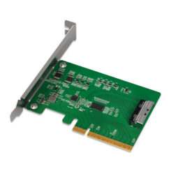IcyDock MCIO Bi to PCle 5.0 xB Pcle Adapter with Redriver
