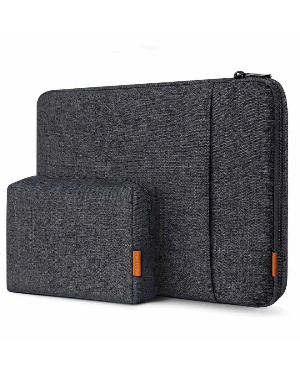 inateck Laptoptasche 13+Zubehörta. LB01006/S1 schwarzgrau