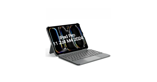 inateck Keyboard iPad 13 Compatible QWERTZ gray