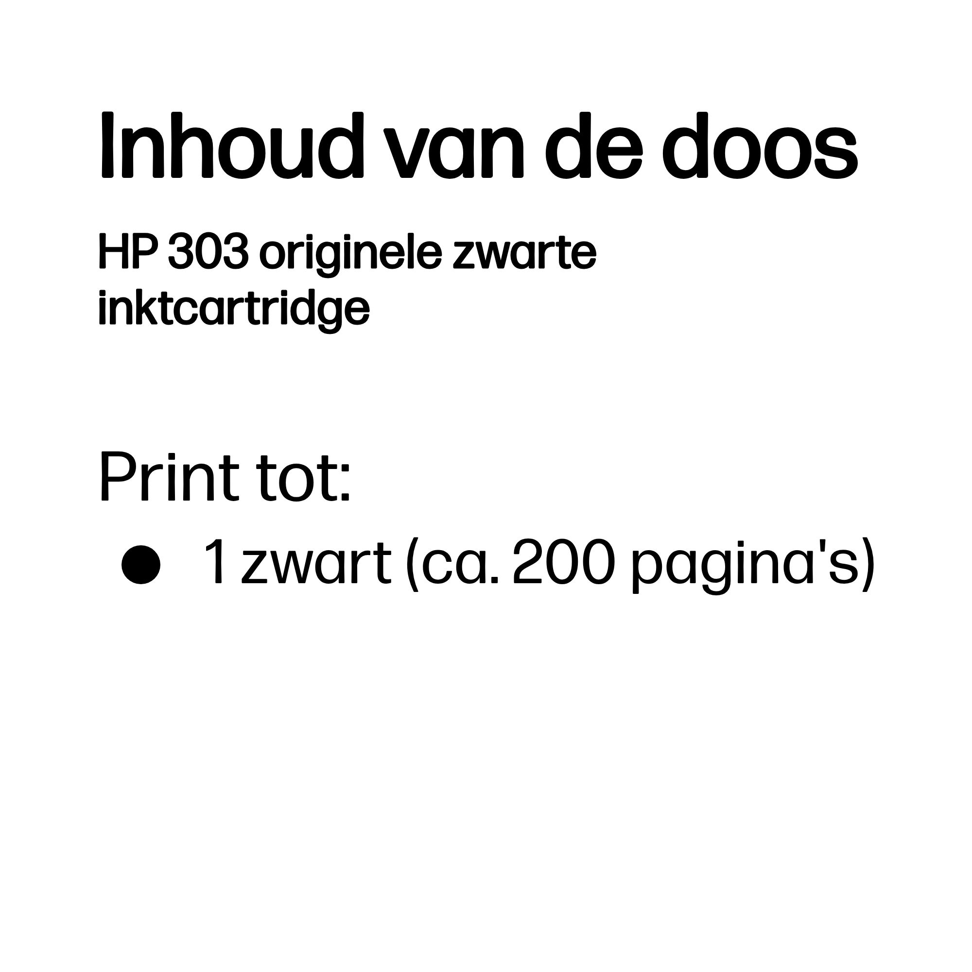 HP 303 originele zwarte inktcartridge - Afbeelding 13