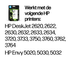 HP 304 originele zwarte/drie-kleuren inktcartridges, 2-pack - Afbeelding 3
